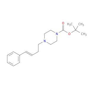 4-((E)-4-苯基-丁-3-烯基)-哌嗪-1-羧酸叔丁酯