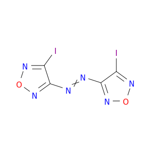 1,2,5-Oxadiazole, 3,3'-azobis[4-iodo-