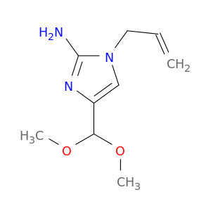 1H-Imidazol-2-amine, 4-(dimethoxymethyl)-1-(2-propen-1-yl)-