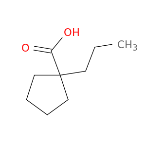 Cyclopentanecarboxylic acid, 1-propyl-