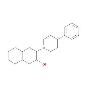 2-Naphthalenol, decahydro-3-(4-phenyl-1-piperidinyl)-