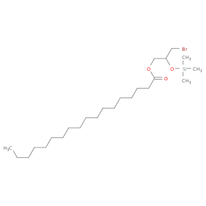 Octadecanoic acid, 3-bromo-2-[(trimethylsilyl)oxy]propyl ester