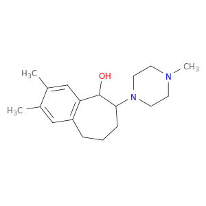 2,3-dimethyl-6-(4-methylpiperazin-1-yl)-6,7,8,9-tetrahydro-5h-benzo[7]annulen-5-ol