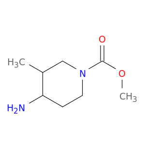 1-Piperidinecarboxylic acid, 4-amino-3-methyl-, methyl ester