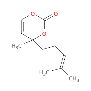 4H-1,3-Dioxin-2-one, 4-methyl-4-(4-methyl-3-pentenyl)-