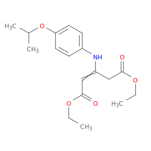 2-Pentenedioic acid, 3-[[4-(1-methylethoxy)phenyl]amino]-, diethyl ester