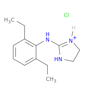 1H-咪唑-2-胺,N-(2,6-二乙基苯基)-4,5-二氢-,盐酸盐(1：1)