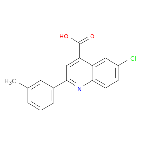 6-氯-2-(3-甲基苯基)喹啉-4-羧酸
