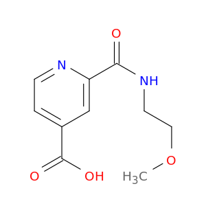 4-Pyridinecarboxylic acid, 2-[[(2-methoxyethyl)amino]carbonyl]-