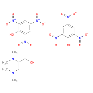 1-Propanol, 2,3-bis(dimethylamino)-, compd. with 2,4,6-trinitrophenol(1:2)