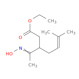 5-Heptenoic acid, 3-[1-(hydroxyimino)ethyl]-6-methyl-, ethyl ester