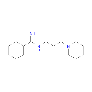 1-Piperidinepropanamine, N-(cyclohexylcarbonimidoyl)-