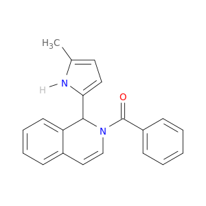 Isoquinoline, 2-benzoyl-1,2-dihydro-1-(5-methyl-1H-pyrrol-2-yl)-