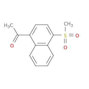 Ethanone, 1-[4-(methylsulfonyl)-1-naphthalenyl]-