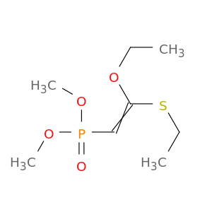 Phosphonic acid, [2-ethoxy-2-(ethylthio)ethenyl]-, dimethyl ester