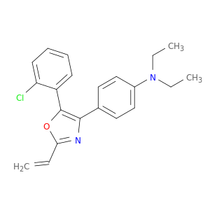 Benzenamine, 4-[5-(2-chlorophenyl)-2-ethenyl-4-oxazolyl]-N,N-diethyl-
