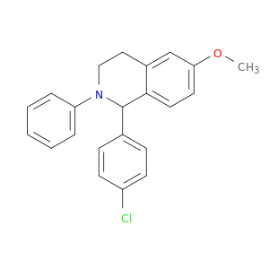 1-(4-CHLOROPHENYL)-6-METHOXY-2-PHENYL-1,2,3,4-TETRAHYDROISOQUINOLINE
