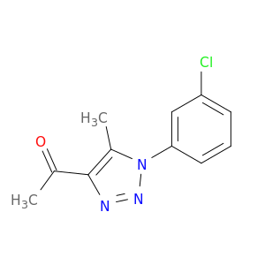 1-[1-(3-Chlorophenyl)-5-methyl-1H-1,2,3-triazol-4-yl]ethan-1-one