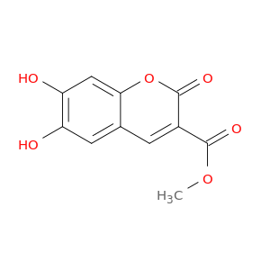 2H-1-Benzopyran-3-carboxylic acid, 6,7-dihydroxy-2-oxo-, methyl ester