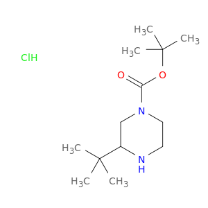 tert-Butyl 3-(tert-butyl)piperazine-1-carboxylate hydrochloride