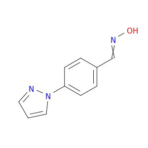 N-{[4-(1H-pyrazol-1-yl)phenyl]methylidene}hydroxylamine