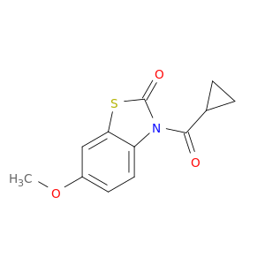 2(3H)-Benzothiazolone, 3-(cyclopropylcarbonyl)-6-methoxy-