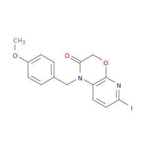 6-碘-1-(4-甲氧基苄基)-1H-吡啶[2,3-b] [ 1,4] 恶嗪-2(3H)-酮