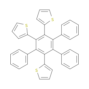 Thiophene, 2,2',2''-(5'-phenyl[1,1':2',1''-terphenyl]-3',4',6'-triyl)tris-