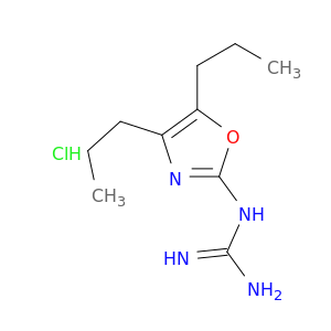 2-Guanidino-4,5-dipropyloxazole hydrochloride