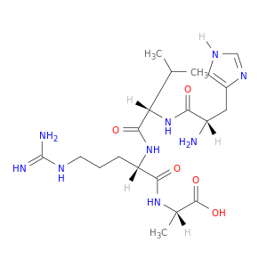 L-Alanine, L-histidyl-L-valyl-L-arginyl-