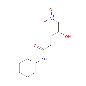Pentanamide, N-cyclohexyl-4-hydroxy-5-nitro-