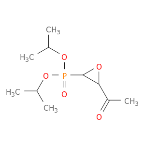 Phosphonic acid, (3-acetyloxiranyl)-, bis(1-methylethyl) ester