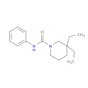 1-Piperidinecarboxamide, 3,3-diethyl-N-phenyl-