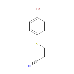 Propanenitrile, 3-[(4-bromophenyl)thio]-