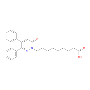 1(6H)-Pyridazinenonanoic acid, 6-oxo-3,4-diphenyl-