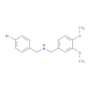 (4-BROMOBENZYL)(3,4-DIMETHOXYBENZYL)AMINE