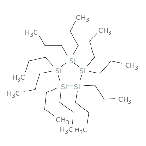 Cyclopentasilane, decapropyl-