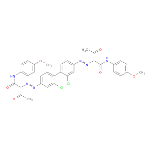 丁酰胺,2,2'-[(2,2'-二氯[1,1'-联苯]-4,4'-二苯基)双(偶氮)]双(4-甲氧基苯基)-3-氧代-