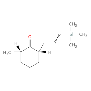 Cyclohexanone, 2-methyl-6-[3-(trimethylsilyl)-2-propenyl]-, cis-