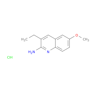 2-Amino-3-ethyl-6-methoxyquinoline hydrochloride