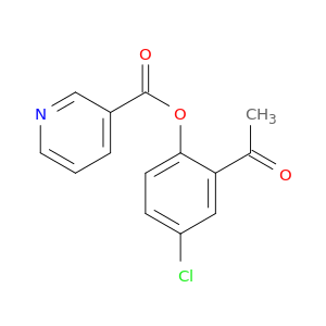 2-acetyl-4-chlorophenyl pyridine-3-carboxylate