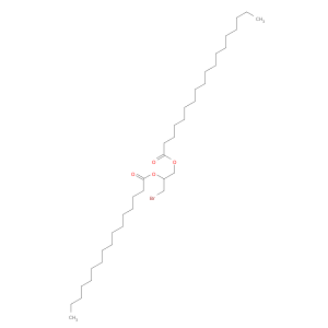 Octadecanoic acid, 3-bromo-2-[(1-oxohexadecyl)oxy]propyl ester