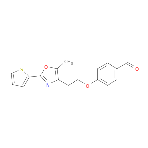 Benzaldehyde, 4-[2-[5-methyl-2-(2-thienyl)-4-oxazolyl]ethoxy]-