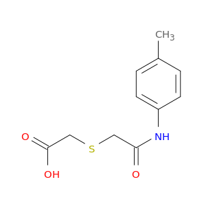 2-{[2-Oxo-2-(4-toluidino)ethyl]sulfanyl}-acetic acid