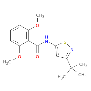Benzamide, N-[3-(1,1-dimethylethyl)-5-isothiazolyl]-2,6-dimethoxy-