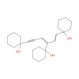 Cyclohexanol, 1,1',1''-(1,3-hexadien-5-yne-1,3,6-triyl)tris-