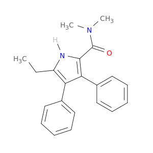 1H-Pyrrole-2-carboxamide, 5-ethyl-N,N-dimethyl-3,4-diphenyl-