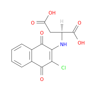N-(3-Chloro-1,4-dihydro-1,4-dioxo-2-naphthalenyl)-L-aspartic acid