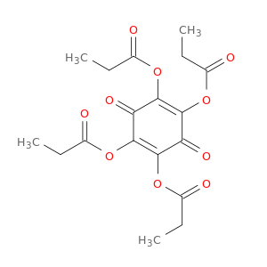 3,6-dioxocyclohexa-1,4-diene-1,2,4,5-tetrayl tetrapropanoate