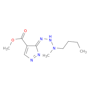 METHYL (3Z)-3-[(BUTYL-METHYL-AMINO)HYDRAZINYLIDENE]PYRAZOLE-4-CARBOXYLATE